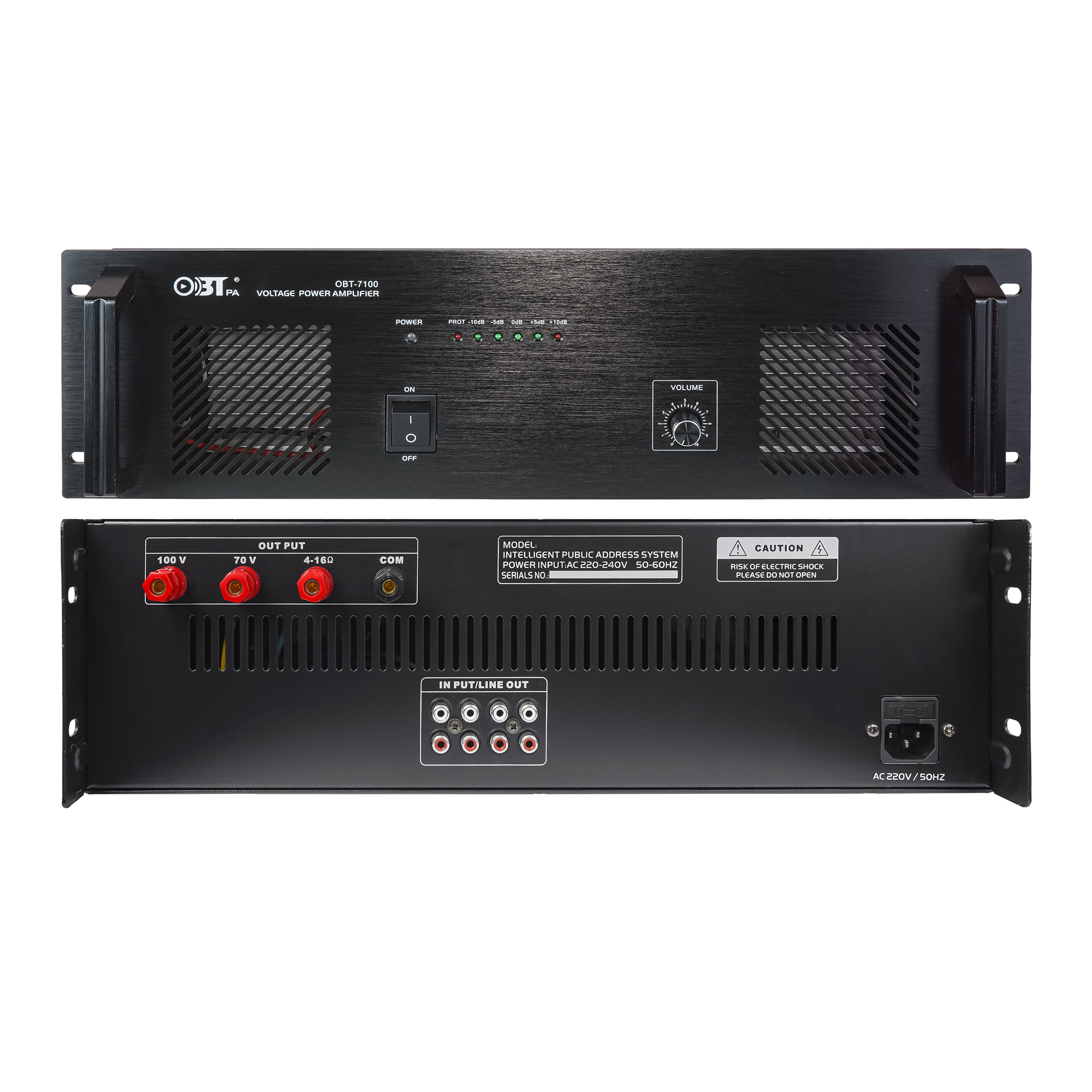 純后級(jí)定壓功放 OBT-7100