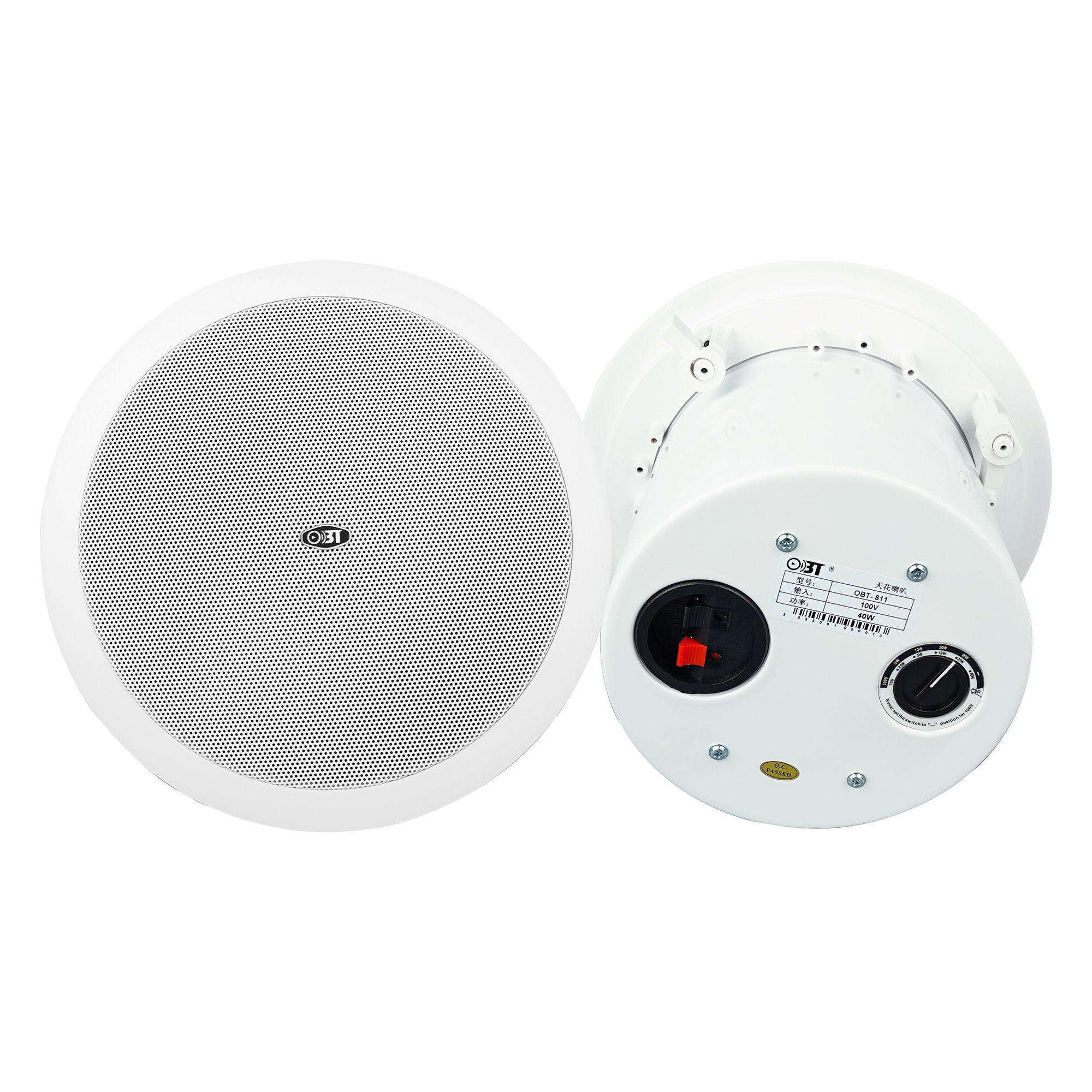 高保真天花喇叭 OBT-811(超重低音)