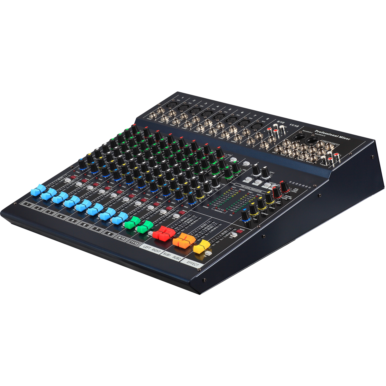 八路專業(yè)調(diào)音臺(tái) OBT-F8/2