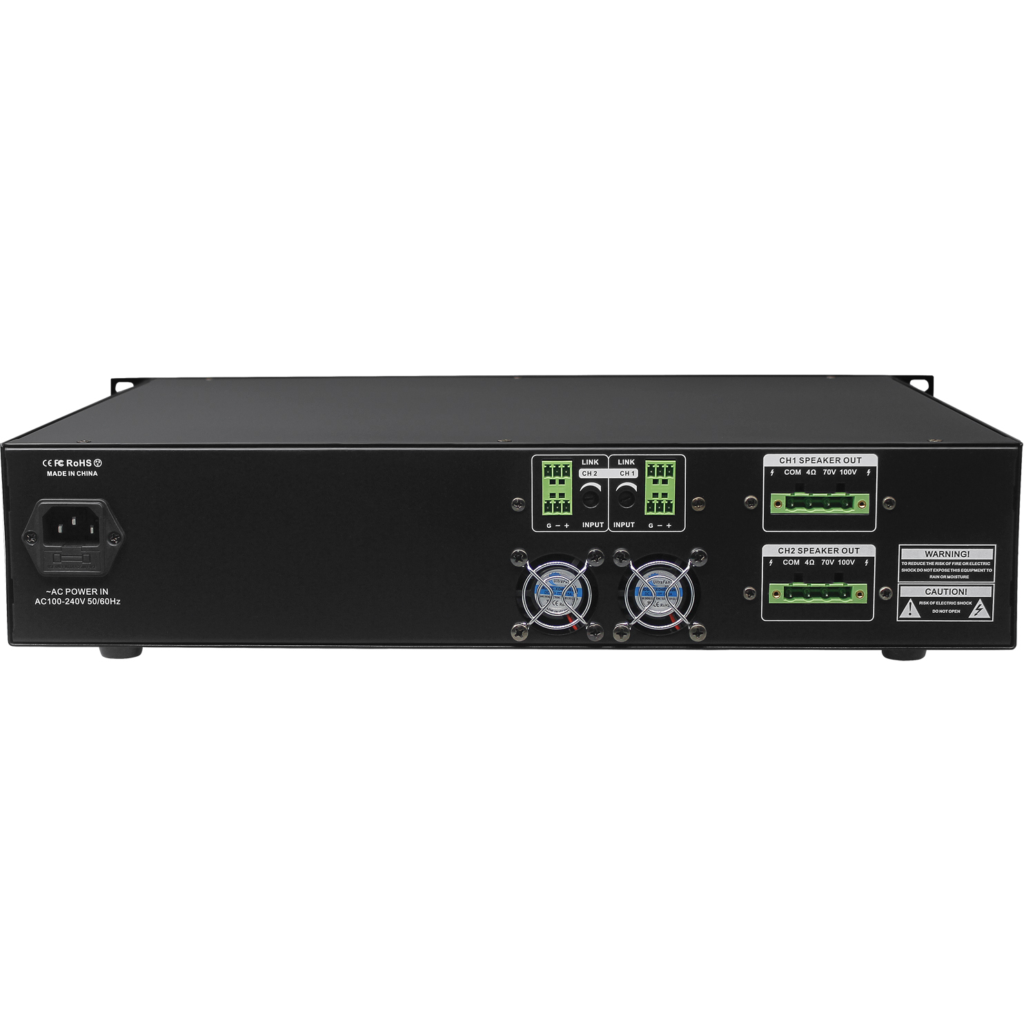 2通道純后級功放 OBT-7224