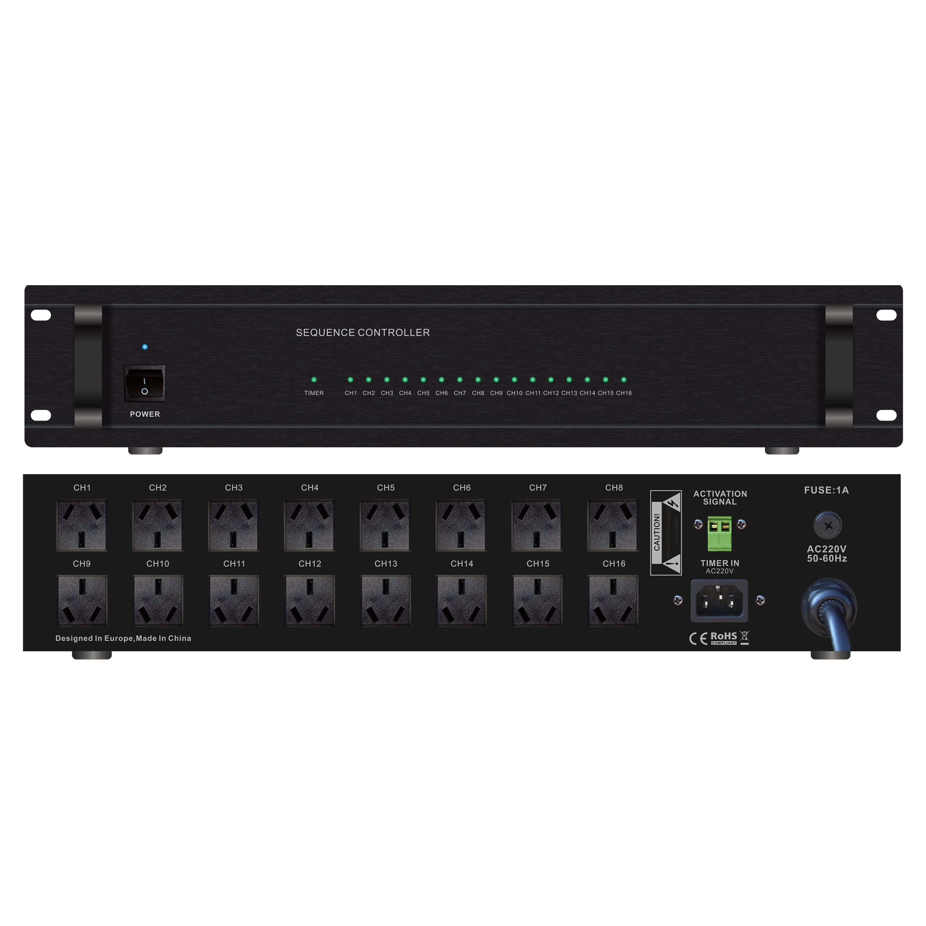 16路電源時(shí)序器 OBT-8080